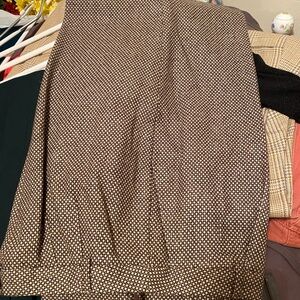 Talbots Brown Patterned Trousers